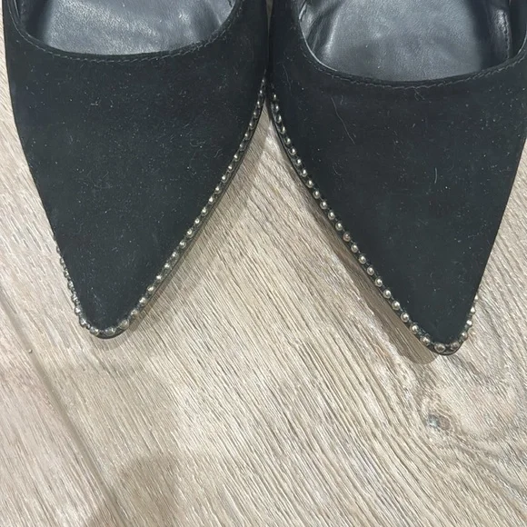 Steve Madden Black Suede heels - Picture 7 of 8